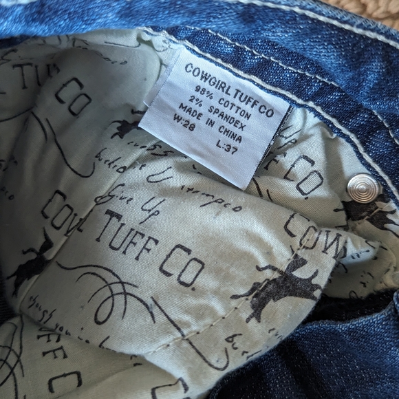 Cowgirl Tuff Co Women's Embroidered Bootcut Jeans - Picture 7 of 9